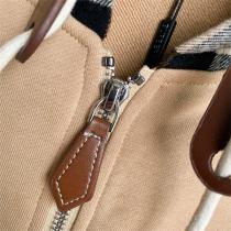 人気新作2026 BURBERRY スーパーコピー ジャケット フードつい チェック柄 ミニマル バーバリー 