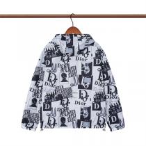 DIOR スーパーコピー ジャケット モノグラム ロゴ プリント リバーシブル 防風 モダン ディオール