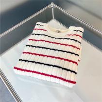 今季人気急上昇中 ミュウミュウ コピー セーター クルーネック ボーダー柄 レトロ MIUMIU