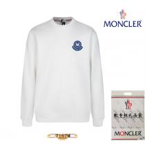 個性的に仕上げて MONCLER 偽物 トレーナー クルーネック ロゴ 立体 ワッペン モンクレール 3色 モンクレール