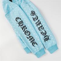 柔らかな質感提供 クロムハーツ 偽物 ジャケット クロス ロゴ モノグラム 純綿生地 CHROME HEARTS