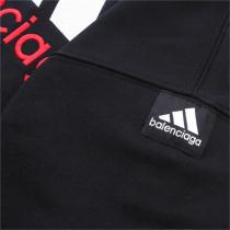バレンシアガ スーパーコピー パーカー AdidasｘBALENCIAGA コラボ ロゴ 刺繡 コットンダブルガーゼ