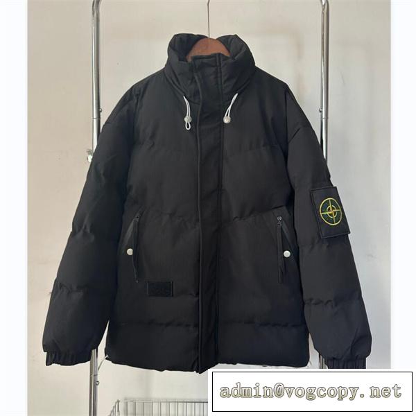 ストーンアイランド 偽物 中綿ジャケット ハイネック 防風防水 高品質コットン STONE ISLAND