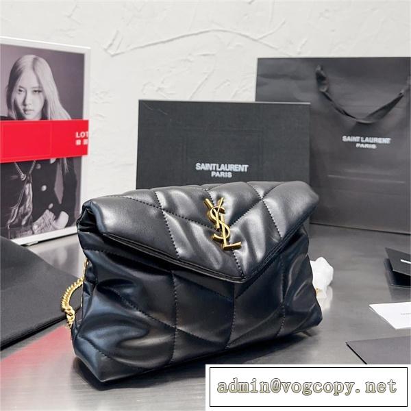 YvesSaintLaurent コピー ハンドバッグ LouLou Pufferback YSL チェーン イヴ・サンローラン