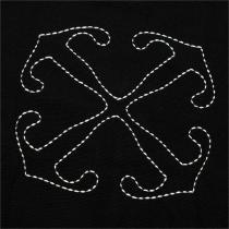 こなれ感抜群新品 オフホワイト 偽物 セーター 刺繡 矢印 ロゴ ユニセックス Off-White ニット