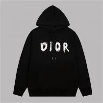 DIOR スーパーコピー パーカー ロゴ プリント 柄 純綿 落書き ロゴ ディオール