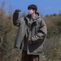 STONE ISLAND コピー 中綿ジャケット ロゴ プリント 防風 ユニセックス ストーンアイランド
