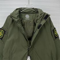 ストーンアイランド スーパーコピー ダウンジャケット ベルクロ フード付き STONE ISLAND
