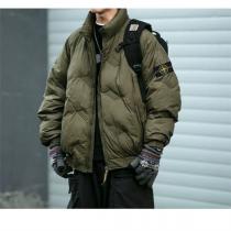 STONE ISLAND コピー 中綿ジャケット 菱形 2色 ナイロン ユニセックス ストーンアイランド 