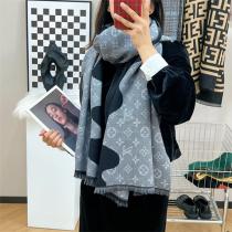 ルイヴィトン コピー マフラー MADE NIGO ｘ LOUIS VUITTON コラボ モノグラム human made 大判 LOUIS VUITTON