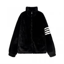 人気の新作 THOM BROWNE コピー フリースジャケット ウサギ毛 定番ロ...