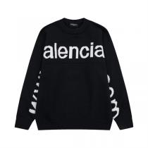 バレンシアガ コピー セーター ジャカード クルーネック ロゴ BALENCIA...