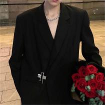 2026コレクション☆ GIVENCHY 偽物 ジャケット カジュアルスーツ Uロック メタル ウール 生地 ジバンシィ