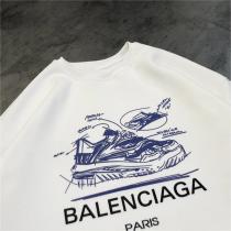 2026FW BALENCIAGA スーパーコピー パーカー ロゴ スニーカー 落書き プリント 裏起毛 バレンシアガ