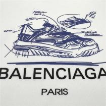 2026FW BALENCIAGA スーパーコピー パーカー ロゴ スニーカー 落書き プリント 裏起毛 バレンシアガ
