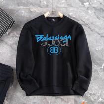 快適な裏起毛 GUCC1 ⅹ バレンシアガ スーパーコピー 上下セット 裏起毛 ロゴ プリント BALENCIAGA