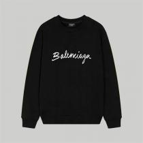 定番アイテム★BALENCIAGA スーパーコピー トレーナー ロゴ プリント クルーネック ゆったり バレンシアガ