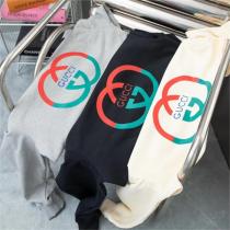 3色展開♥GUCC1 スーパーコピー トレーナー GGロゴ プリント 定番 純綿生地 ユニセックス 