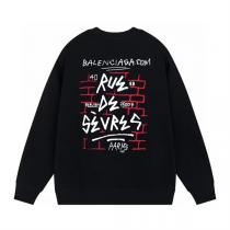 ユニセックス BALENCIAGA スーパーコピー トレーナー ロゴ プリント 落書き ストリート バレンシアガ