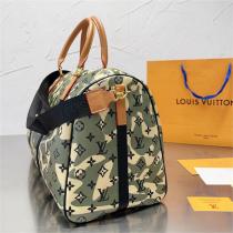 Keepall 55 村上隆ｘLOUIS VUITTON コピー ボストンバッグ 迷彩 モノグラム ルイヴィトン 芸能人愛用