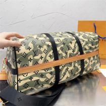 Keepall 55 村上隆ｘLOUIS VUITTON コピー ボストンバッグ 迷彩 モノグラム ルイヴィトン 芸能人愛用