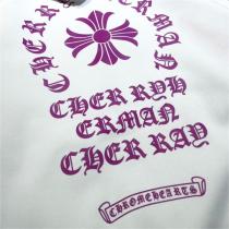 CHROME HEARTS スーパーコピー パーカー 裏起毛 定番 ロゴ クロムハーツ パープル系 綿 