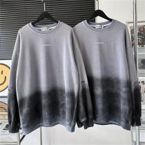バレンシアガ コピー トレーナー グラデーション ロゴ 100％コットン レトロ感 BALENCIAGA