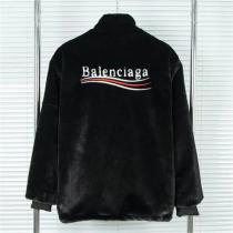 バレンシアガ スーパーコピー ジャケット フリース 政治キャンペーン ロゴ BALENCIAGA ウール