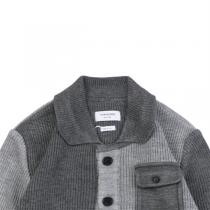 個性的な THOM BROWNE コピー カーディガン  パッチワーク デザイン 3色 トムブラウン