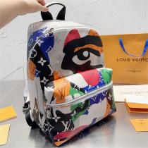 ルイヴィトン コピー リュック Discovery 顔 モチーフ 騙し絵 風 L...