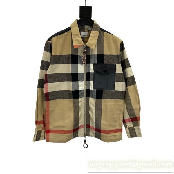 マチュア2026 バーバリー スーパーコピー ジャケット チェック柄 ウール 定番 BURBERRY