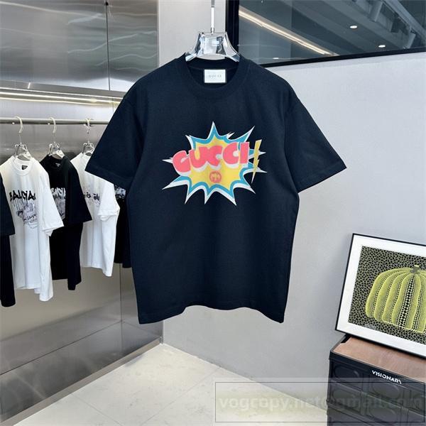 春夏秋美品 GUCC1 偽物 Ｔシャツ Boom Pop ブーム ロゴ カラー プリント 