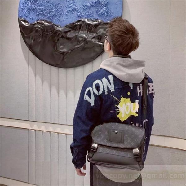 ルイヴィトン スーパーコピー メッセンジャーバッグ モノグラム キャンバス Eclipse LOUIS VUITTON