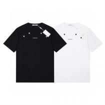 シンプルデザイン ジバンシィ スーパーコピー Ｔシャツ 星 ロゴ 純綿 2色 GIVENCHY