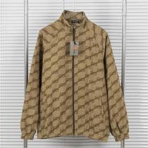 GUCC1 X バレンシアガ コピー ジャケット モノグラム BBロゴ ジャカード 綿 ナイロン BALENCIAGA