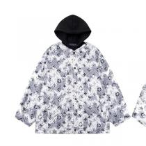 LOUIS VUITTON 偽物 中綿ジャケット モノグラム フード付き 男女兼用 ルイヴィトン