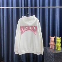 2026ルック バレンシアガ スーパーコピー パーカー ロゴ プリント 2色 BALENCIAGA