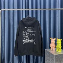 素晴らしいアレンジ バレンシアガ コピー パーカー ロゴ プリント 純綿生地 B...