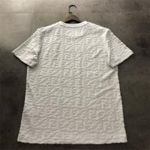 ミニマル フェンディ 偽物 Ｔシャツ エンボスロゴ モノグラム ff 綿 ジャカード FENDI