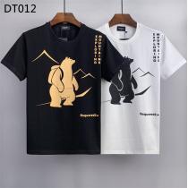 ディースクエアード スーパーコピー Tシャツ くま 熊 ロゴ プリント DSQUARED2 2色 