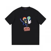ルイヴィトン コピー Ｔシャツ 虹 地球 エコ モチーフ プリント ロゴ ユニセックス LOUIS VUITTON