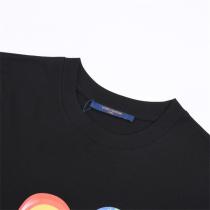 ルイヴィトン コピー Ｔシャツ 虹 地球 エコ モチーフ プリント ロゴ ユニセックス LOUIS VUITTON