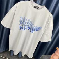 クチュールライク BALENCIAGA スーパーコピー Ｔシャツ プリント 純綿 2色 ユニセックス バレンシアガ