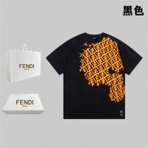 2026年のブーム FENDI スーパーコピー Ｔシャツ フェンディ FFロゴ プリント レトロ　