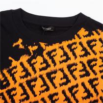 2026年のブーム FENDI スーパーコピー Ｔシャツ フェンディ FFロゴ プリント レトロ　