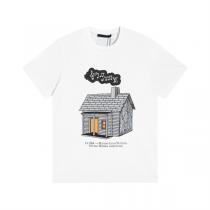 フィット感強調 LOUIS VUITTON 偽物 Ｔシャツ ルイヴィトンプリント ロゴ 男女兼用 ゆったりサイズ
