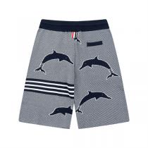 トムブラウン コピー ハーフパンツ THOM BROWNE ニット 立体感 通気性 カジュアル イルカ