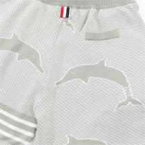 トムブラウン コピー ハーフパンツ THOM BROWNE ニット 立体感 通気性 カジュアル イルカ