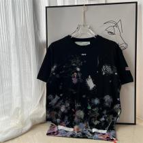 オフホワイト スーパーコピー Ｔシャツ Off-White パネルデザイン 落書...