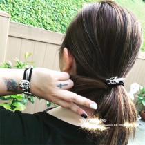 簡単おしゃれ クロムハーツ コピー ヘアゴム 4種 髪留め 髪飾り シンプル CHROME HEARTS